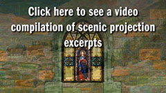 The Sound of Music set design and projections rental